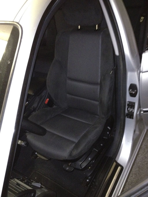 Nonsport seat to sport seat swap. E46Fanatics